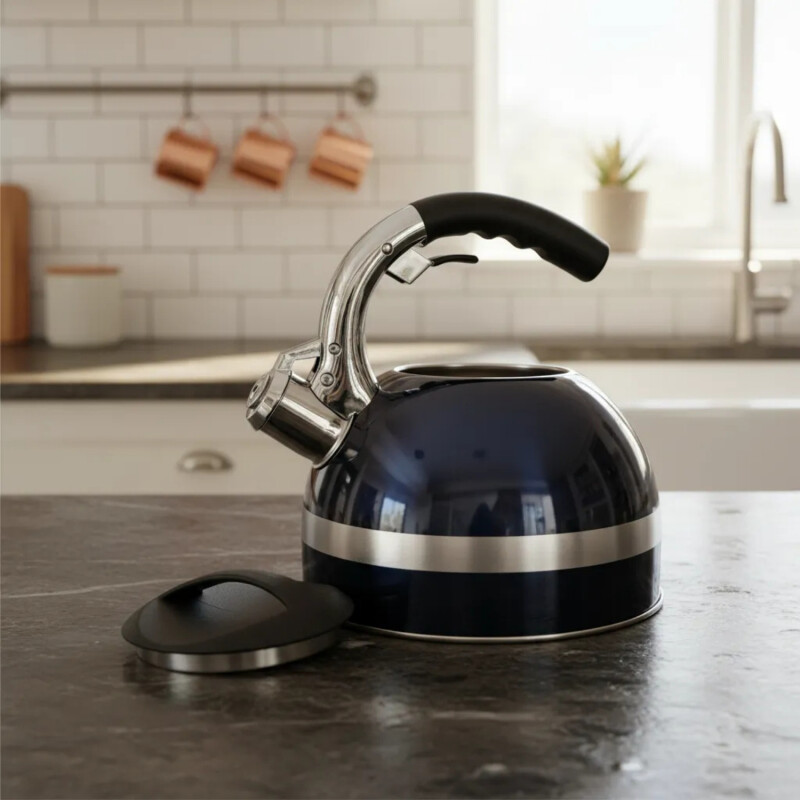 Caldera en acero inox. 3.0 LT Alta Calidad Roja Azul
