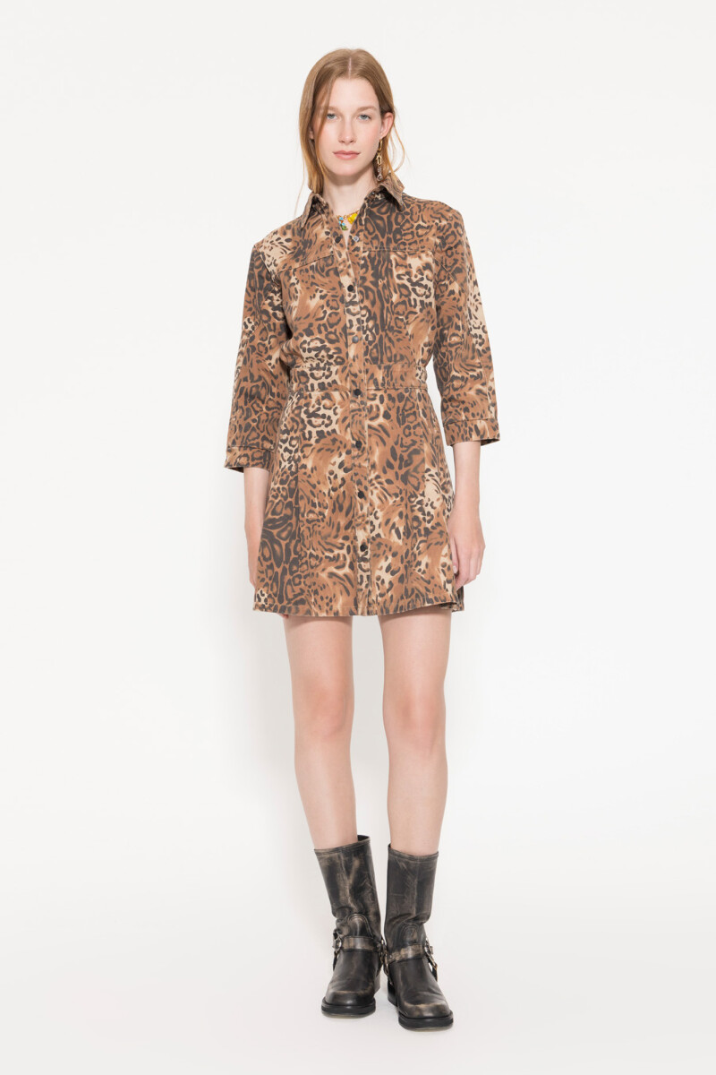 VESTIDO ANIMAL Leopardo