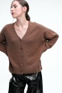 CARDIGAN V Marron