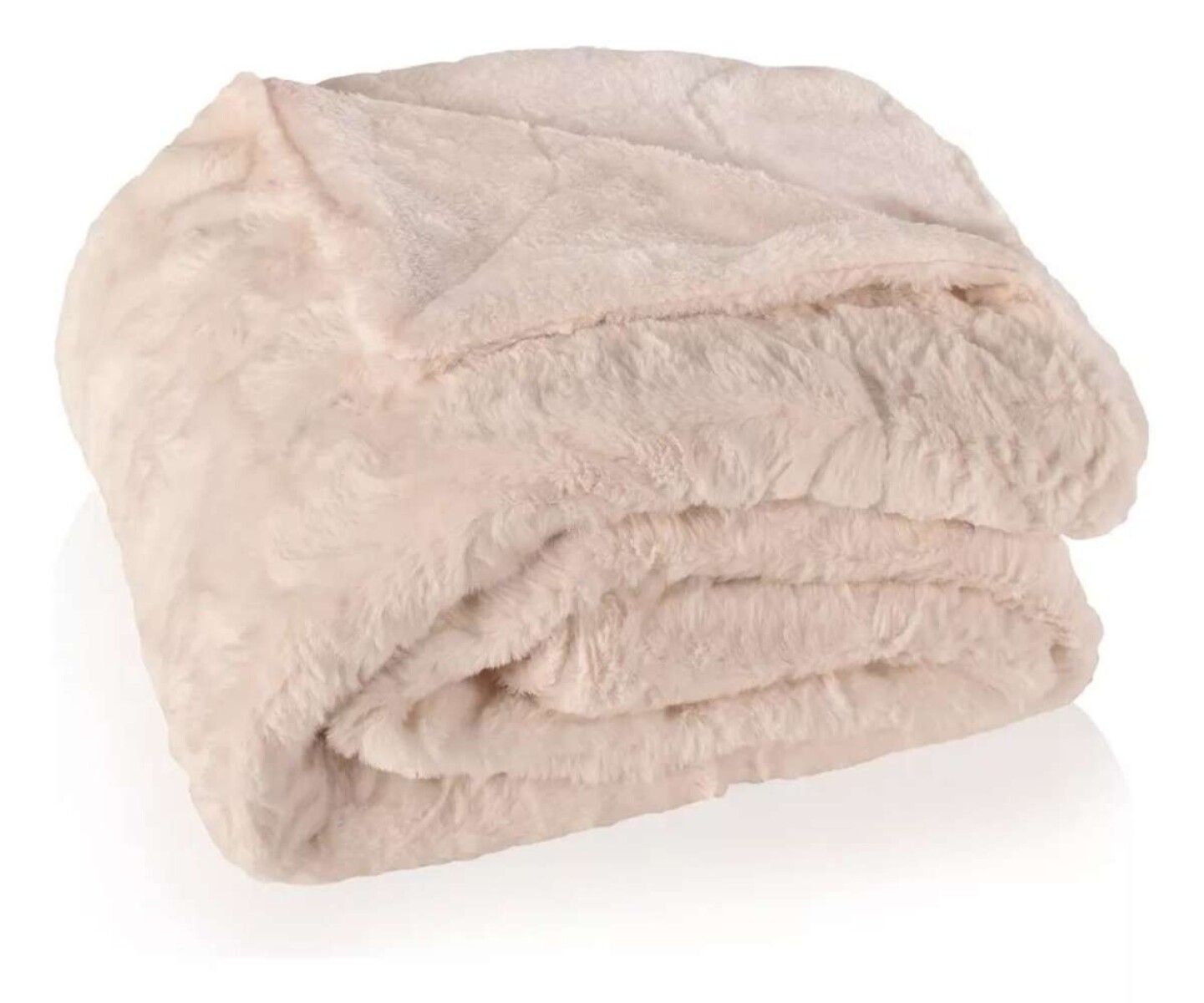 Frazada Reversible Polar Sherpa 2 Plazas 180x200 - Crudo 