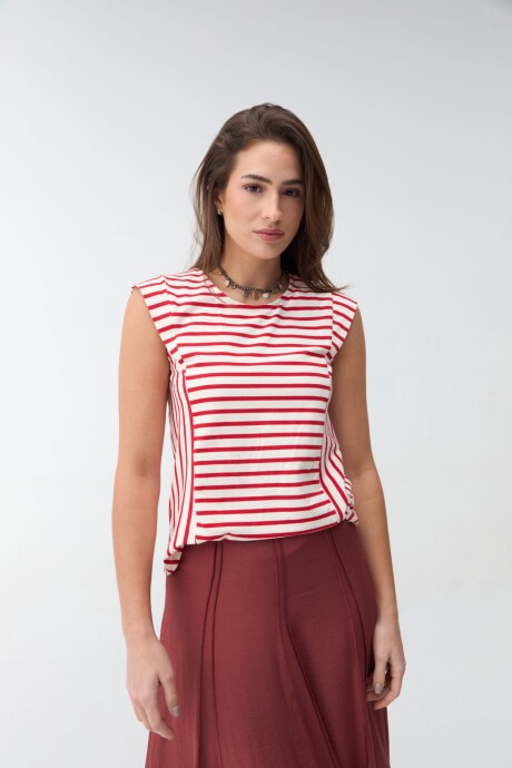REMERA GOYA Rojo