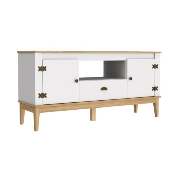 RACK PARA TV LINEA COLONIAL - MIEL/BLANCO RACK PARA TV LINEA COLONIAL - MIEL/BLANCO