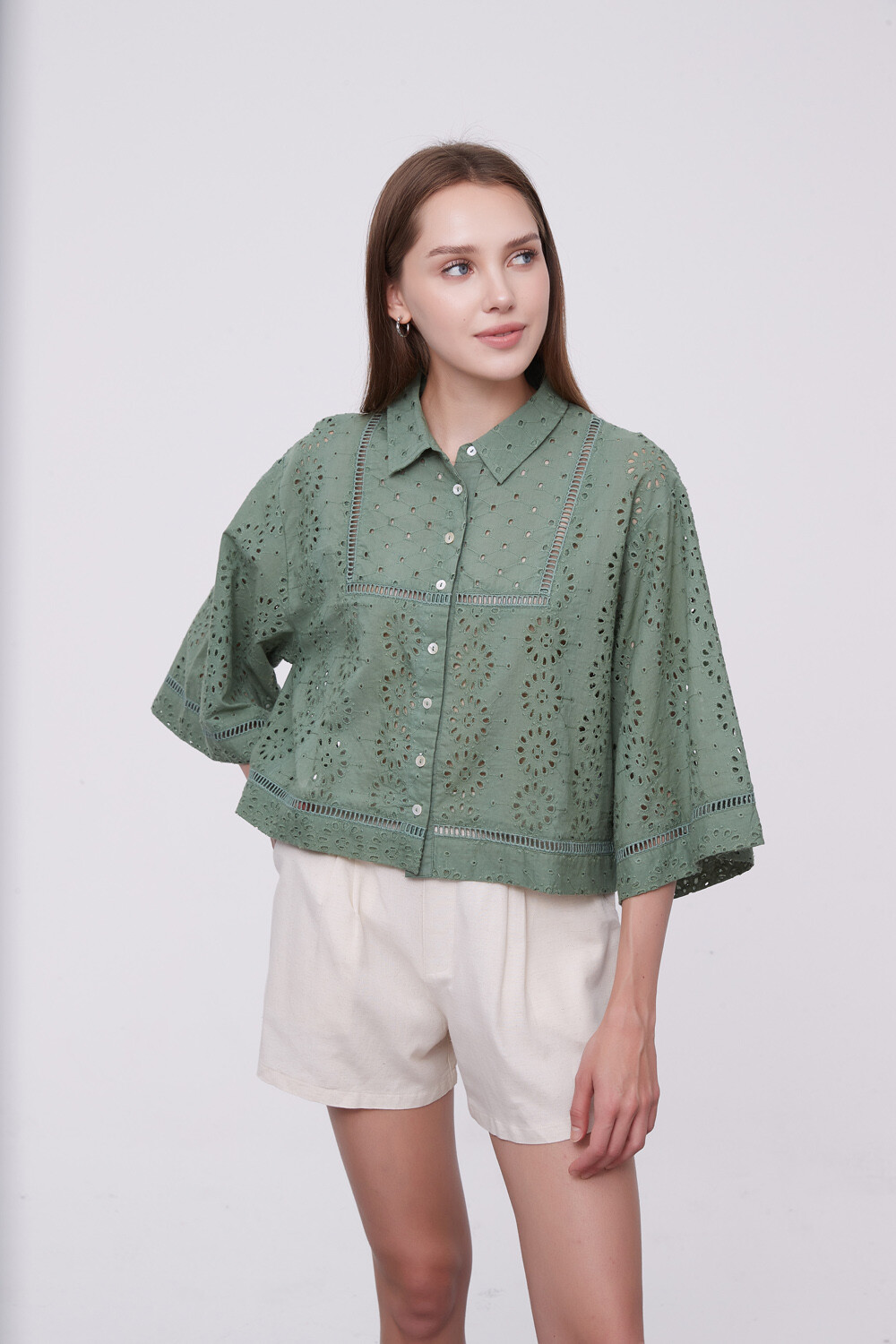 Camisa Hils Verde Seco