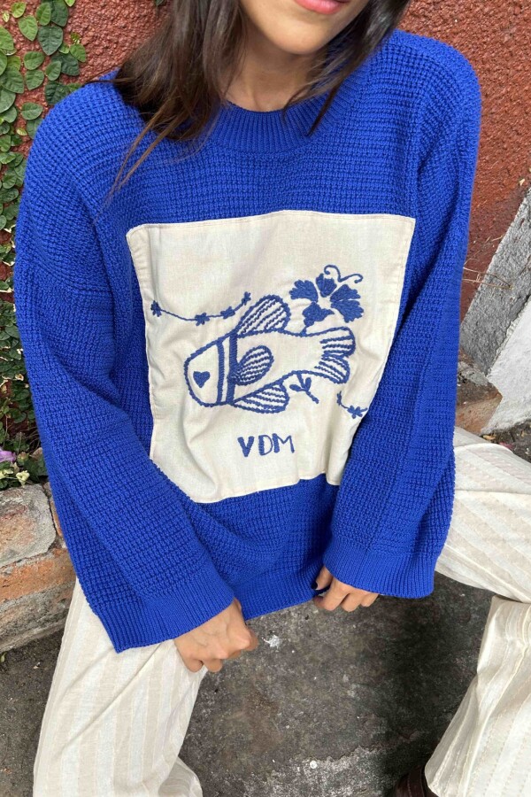 Sweater Pez Azul