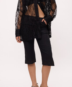 Pantalón Capri Negro