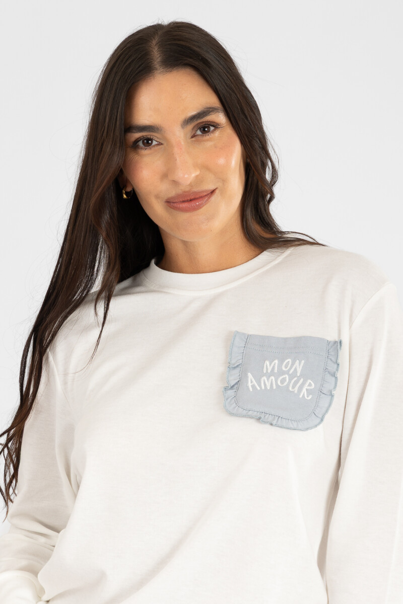 Pijama bow mon amour Celeste