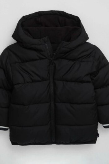 Campera Puffer Toddler Niño True Black