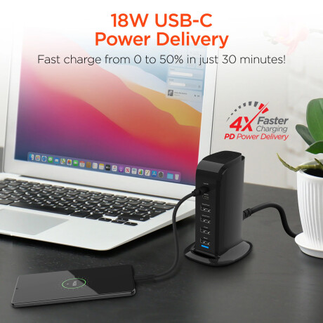 Estación de Carga Hypergear Power Tower 6 Usb 001