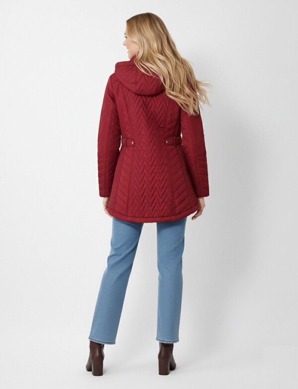 Campera Cpt Larga Ca ROJO