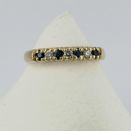 Anillo de oro 18 ktes, MEDIO SIN FIN. Anillo de oro 18 ktes, MEDIO SIN FIN.