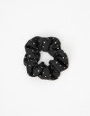 Skunzies Strass Scrunchie Con Strass - Negro