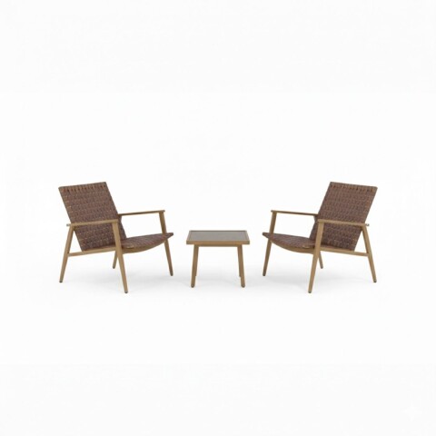 JGO JARDIN MARRON C/SOMBRILLA 6PZAS Unica