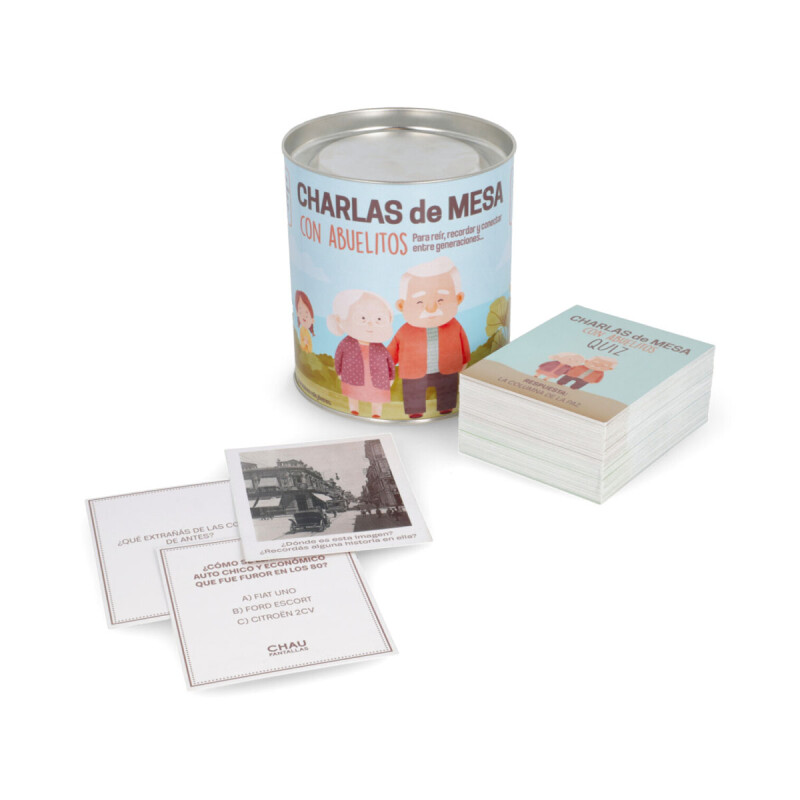 Charlas de mesa con abuelitos Chau Pantallas Charlas de mesa con abuelitos Chau Pantallas