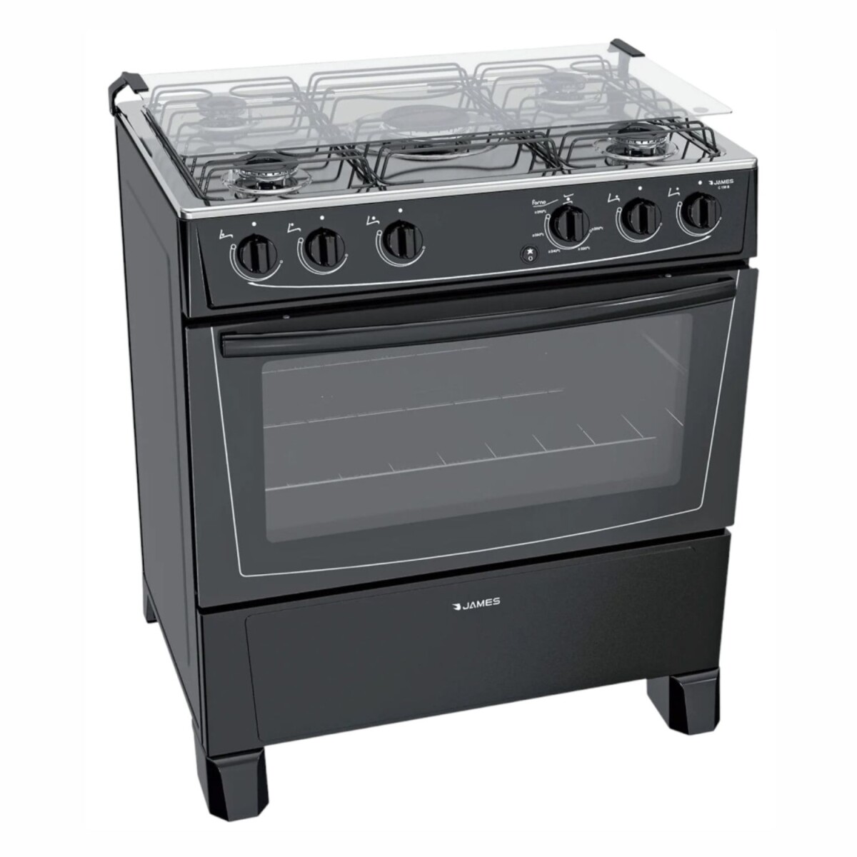 Cocina a Gas James Gris C 150 B - 5 Hornallas 