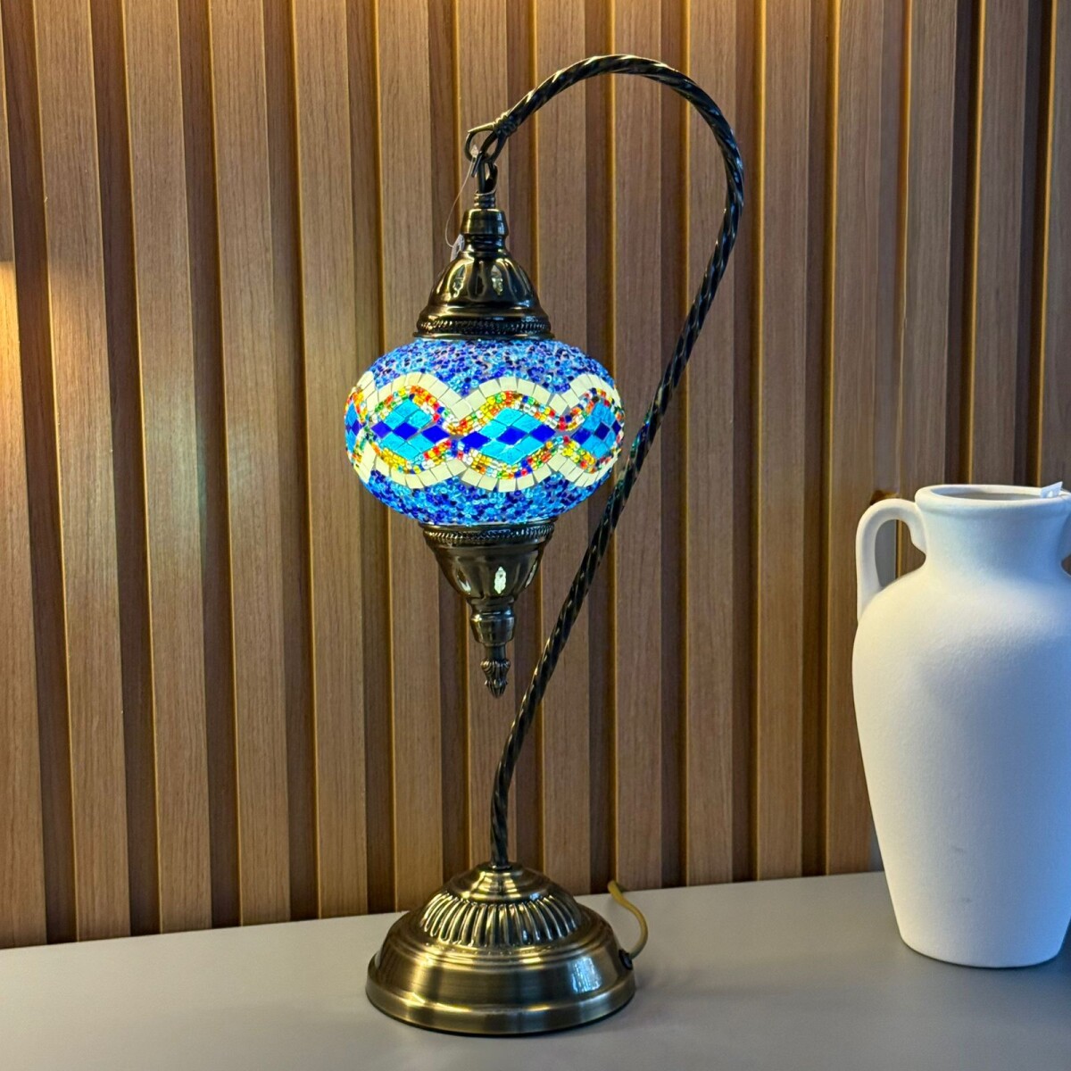 Lámpara De Mesa Turca / Marroquí Alto 52cm x Ø 18cm 