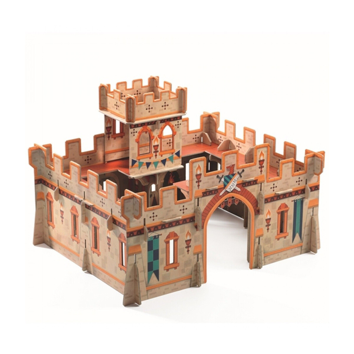 Puzzle 3d Castillo Medieval 
