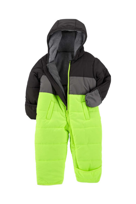 Astronauta impermeable, diseño colorblock Sin color
