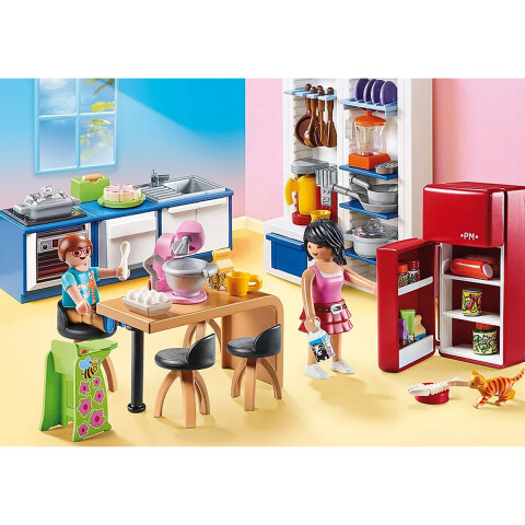 Cocina Completa con Familia Playmobil 129 Piezas U