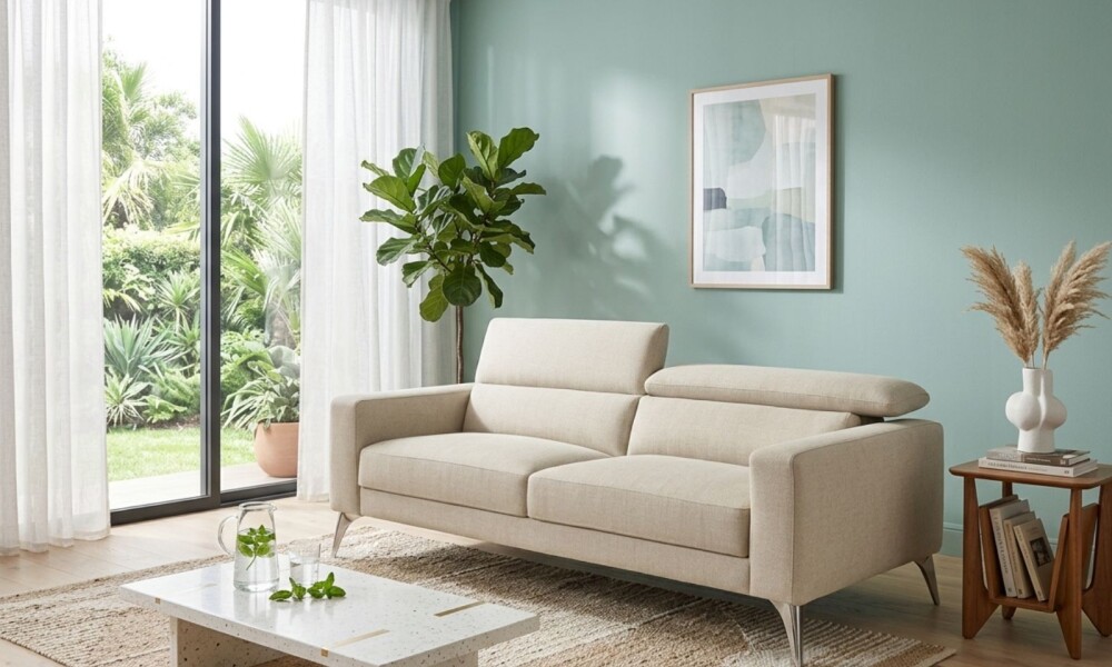 Sofá 3 cps MILO Easy Clean Beige