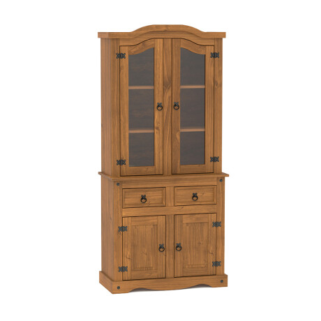 Modular Cristalero 4P2C Línea Naturale Roble