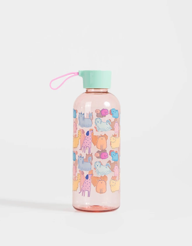 Accesorios Cocina Perrito Botella Plástica Estampada - Combinacion Multicolor