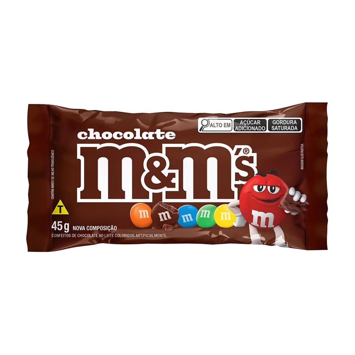 Chocolate Confitado M m Plain 40GR 