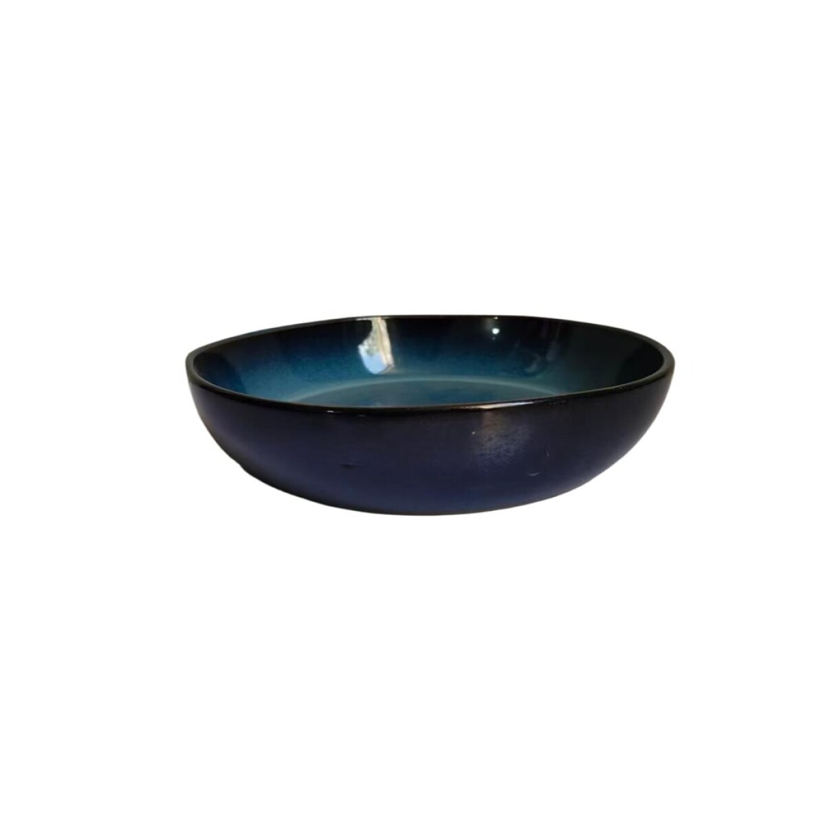 PLATO HONDO CERAMICA D23CM NAVY STONE 