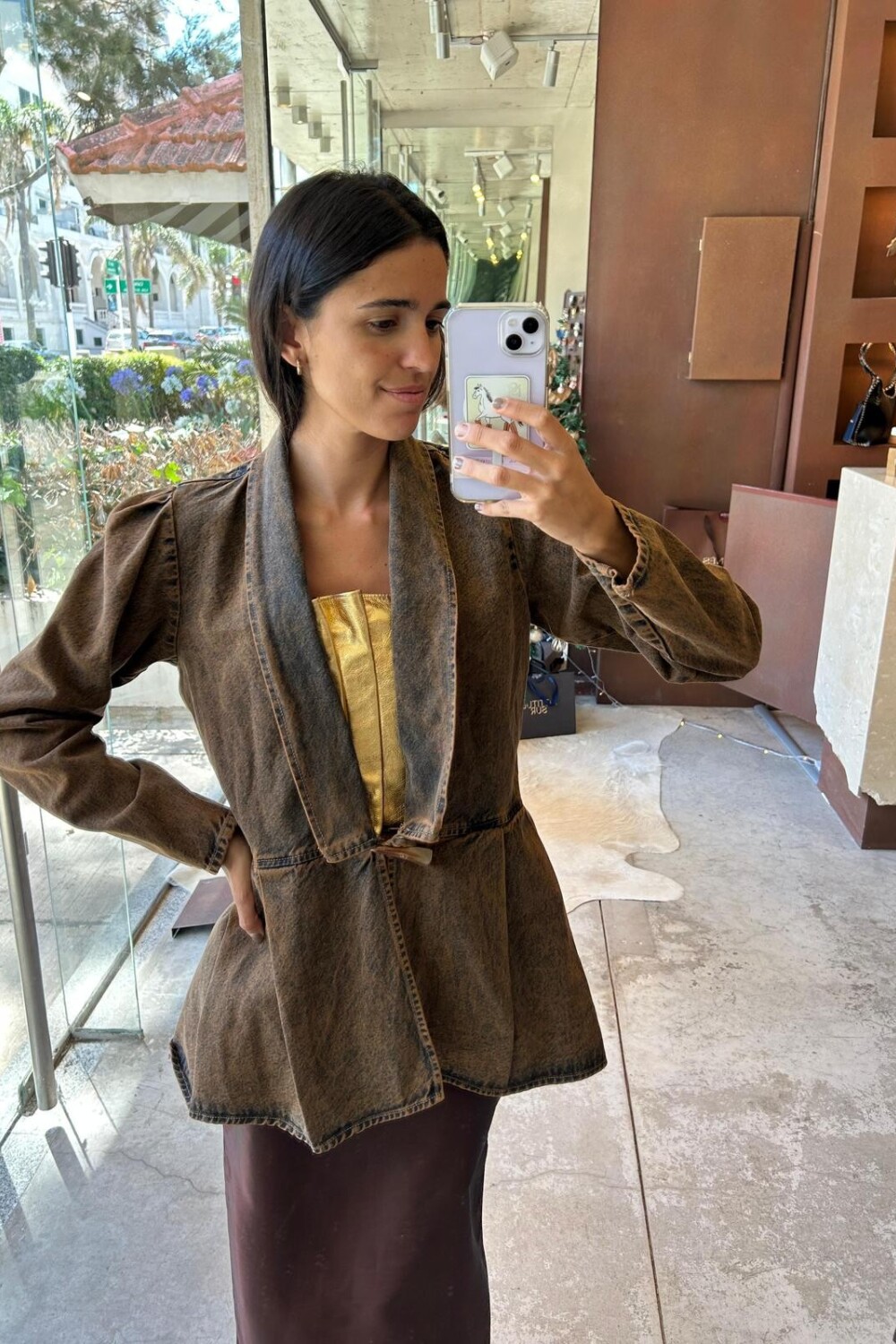 Blazer Office Vaquero óxido Chocolate