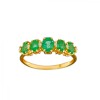 Anillo Vera-Oro 18k-Piedra Esmeralda y Zirconia-AN9503 conpiedra