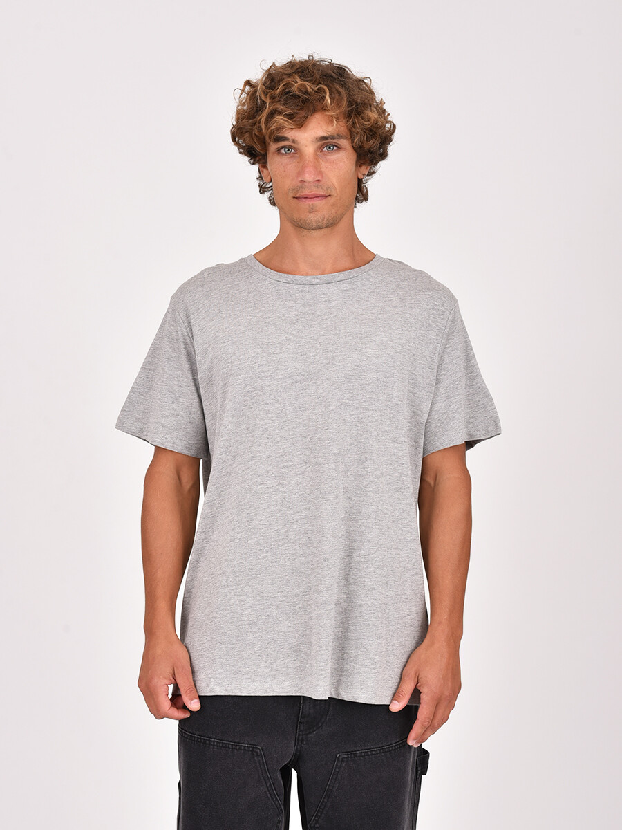 REMERA NAUPLIA - GRIS MELANGE M 
