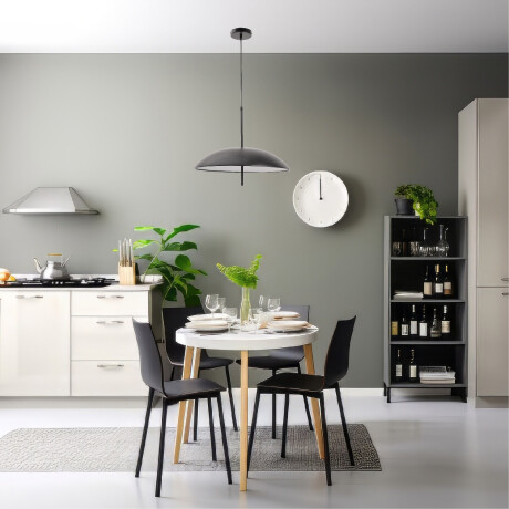 COLGANTE DECORATIVO PAULINE MEDIUM Luminaria Colgante Pauline Medium Negra ø 35 cm