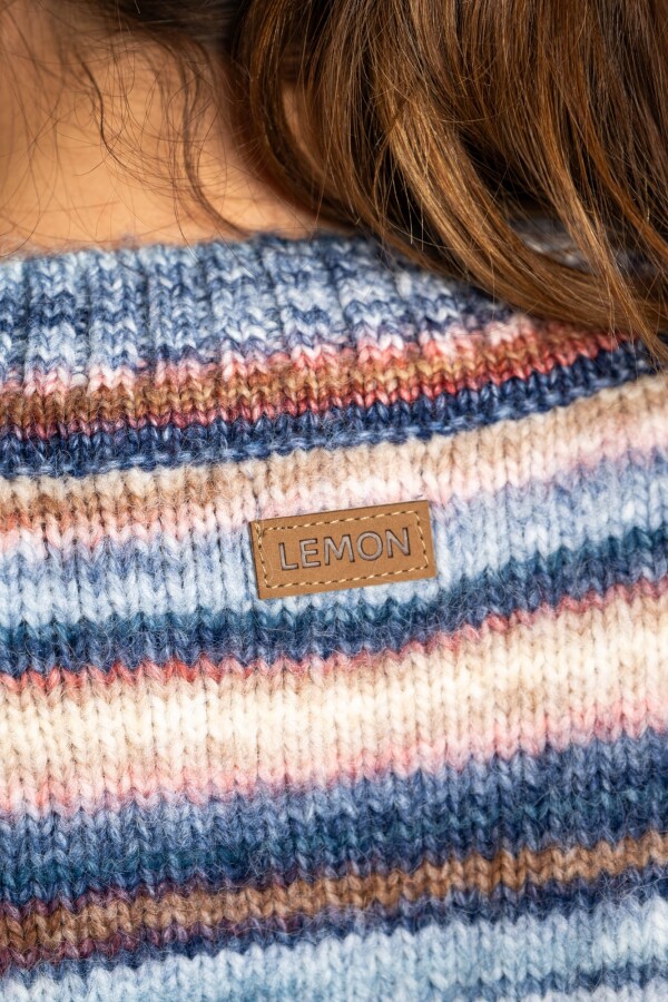 Cardigan Multi Azul