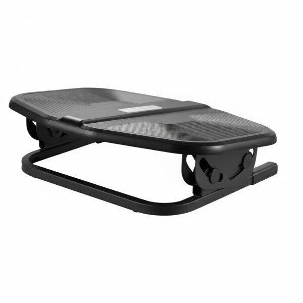 Soporte Apoya Pies Ergonomico Escritorio Brateck Regulable Color Negro