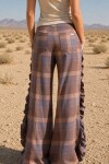 Cuadrillé Dancing Queen Pants Chocolate / Azul