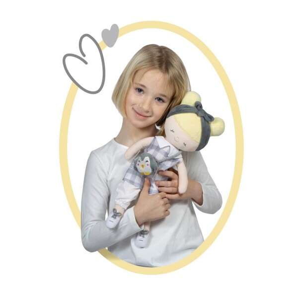 Silla De Cuevas Set 2 en 1 Coche + Muñeca Pipo Niños Juguete Variante Color Gris
