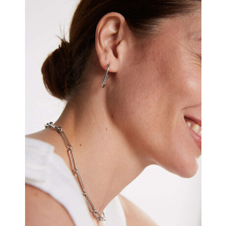 Collar De Eslabones Mix And Match Plateado