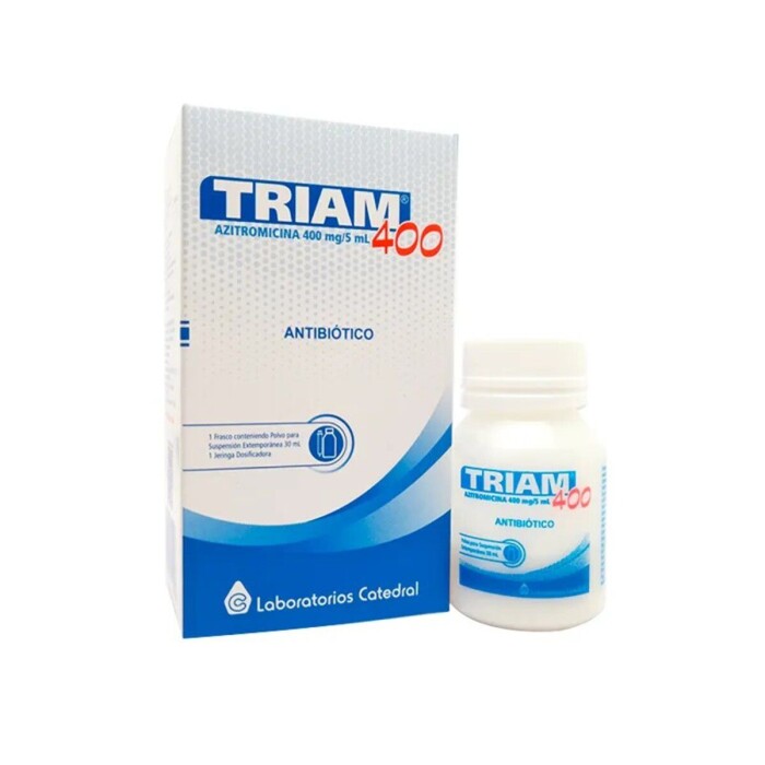 TRIAM 400 MG. PVO. P/ SUSP. EXT. FR. X 3 única