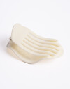 Broche Básicos Broche Acrílico Wavy - Blanco Crudo