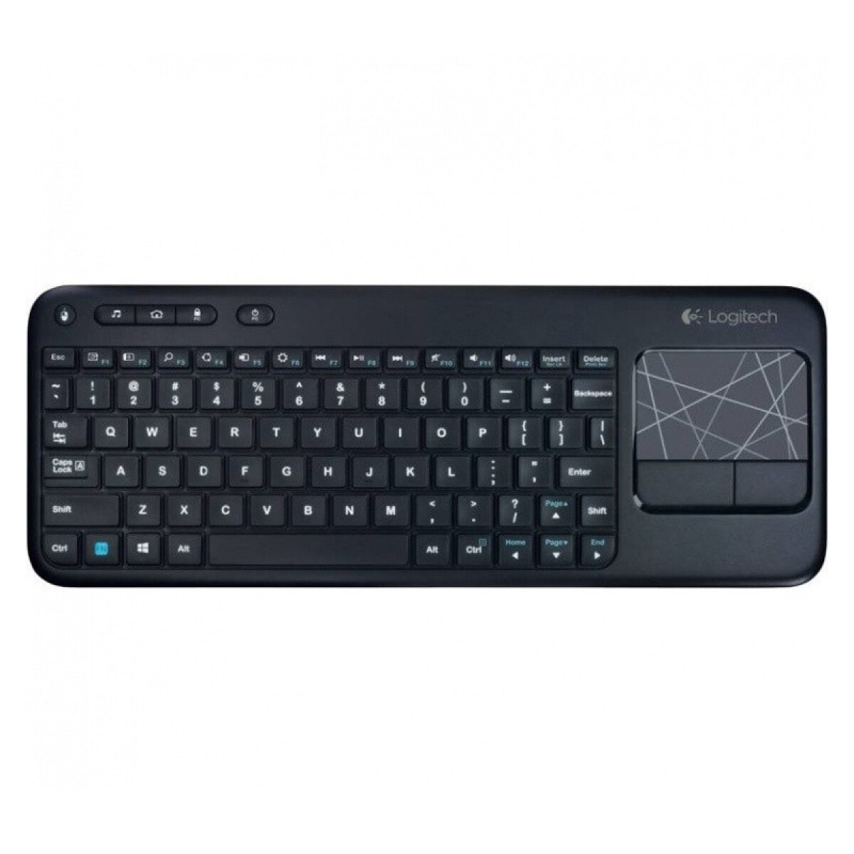 Teclado inalambrico con Touchpad Logitech K400