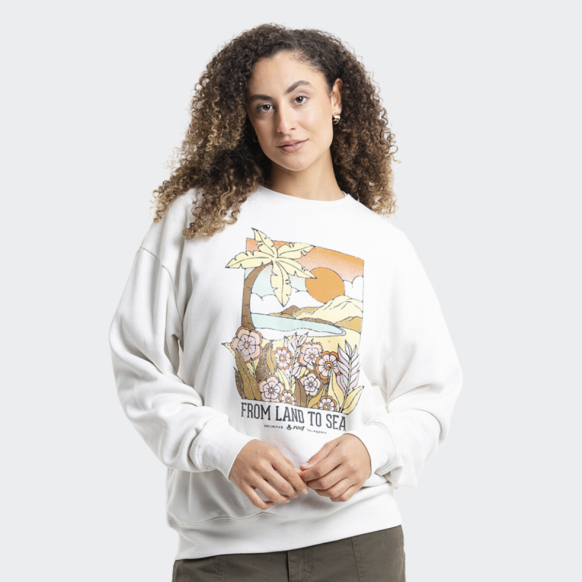 Buzo Reef Round Neck - Blanco 
