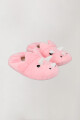 Pantufla dinosaurio Rosado