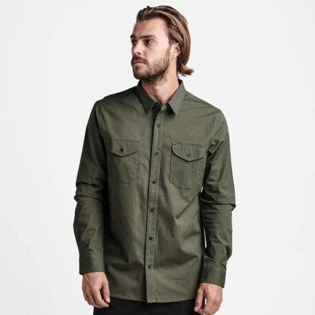 Camisa ML Roark Campover Shirt Verde Oscuro