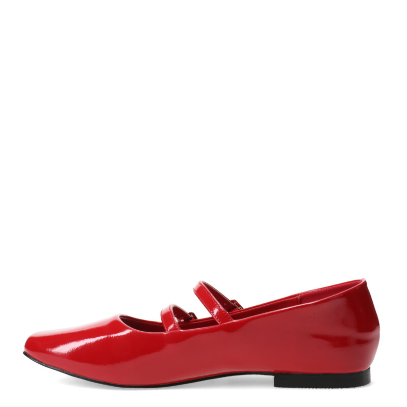 Ballerina de Mujer Miss Carol NOLIX con doble tira Rojo