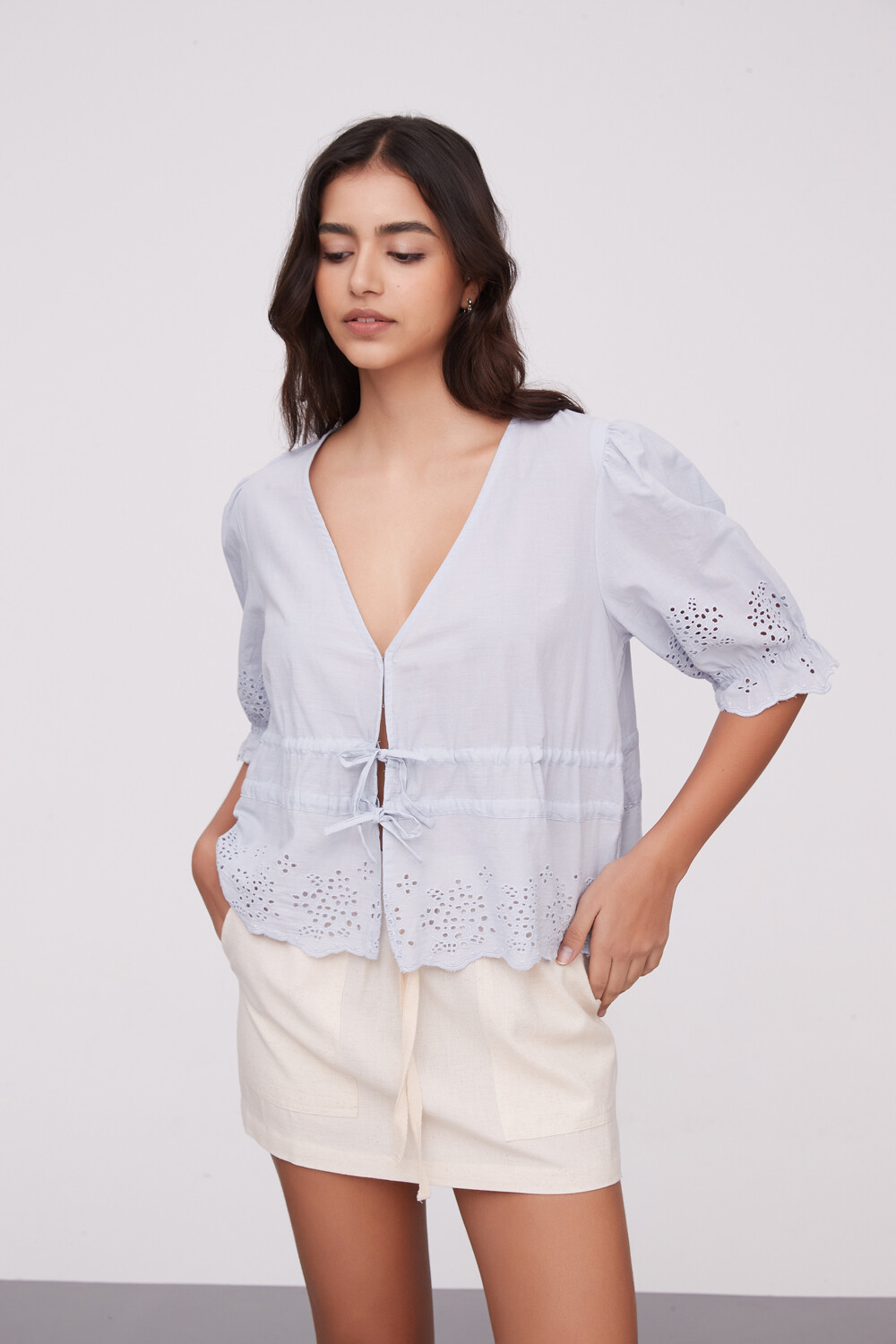 Blusa Fiasan Celeste