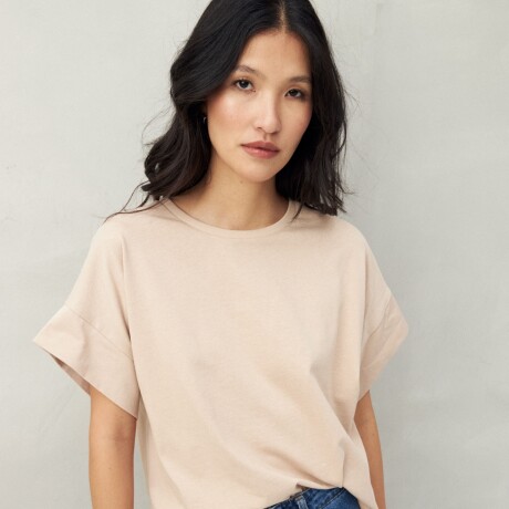 REMERA EXTAL Beige