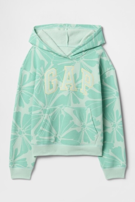 Canguro Logo Gap Niña Aqua Floral
