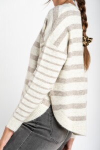 Sweater Rayado Nácar