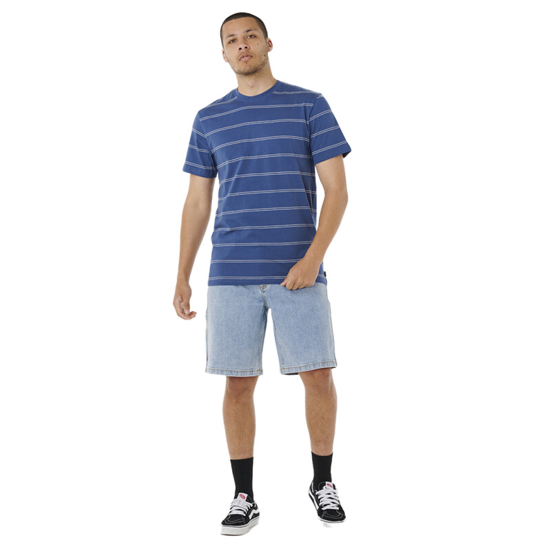 Remera Rip Curl Plain Stripe Tee - Azul Remera Rip Curl Plain Stripe Tee - Azul