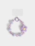 Accesorios De Celular Varios Accesorios Celular Strap De Mostacillas Y Charm De Crochet - Violeta Lila