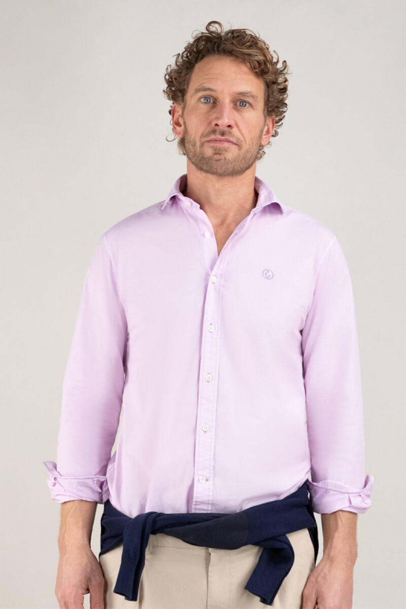 Camisa Popelín El Ganso Lavanda